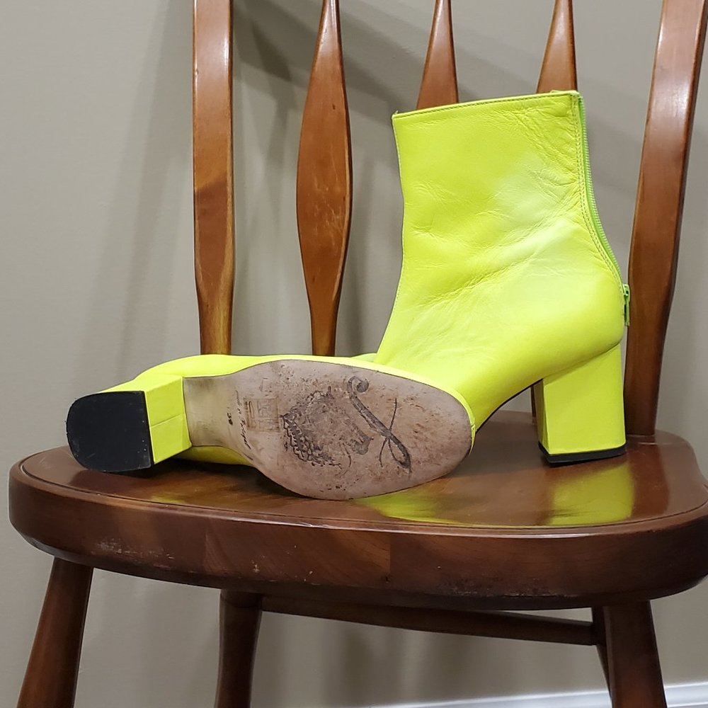 Neon booties